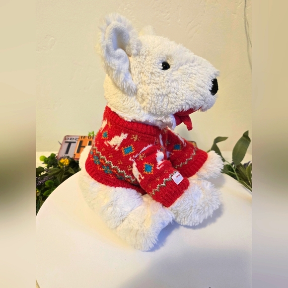 2012 Target Bullseye Plush Dog Stuffed Animal Christmas-Used, Read Details - Picture 6 of 16